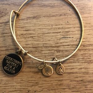 Alex & Ani Gold Charm Bangle Bracelet
